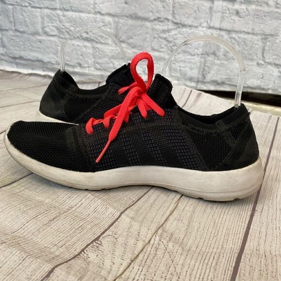 Adidas running mesh sock athletic shoes black sz 8 women - Picture 8 of 8